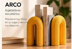 ARCO, sujetalibros escultórico