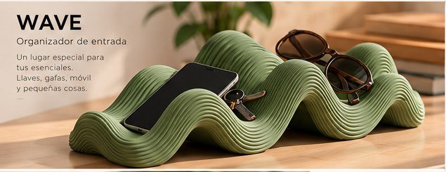 WAVE, organizador escultórico